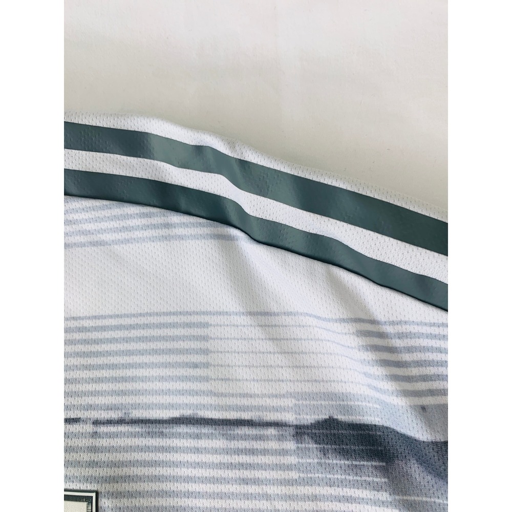 Adidas Los Angeles LAFC Away Authentic Mens Soccer Jersey White Gray 2XL - Picture 14 of 16
